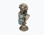 3D-malli Sherlock Holmesin figuurista.